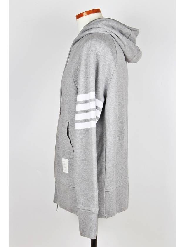 diagonal hood zip up gray 5 - THOM BROWNE - BALAAN 3