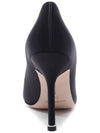 Hangisi Satin Jewel Pumps Heel Black - MANOLO BLAHNIK - BALAAN 5