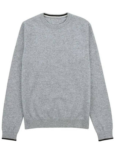 Golf Wear Cashmere Sweater WB21FAWN01GR Gray - WHITEBALL - BALAAN 1