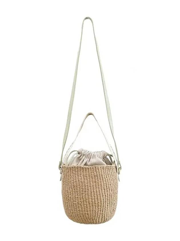 Small Woody Logo Bucket Bag Beige - CHLOE - BALAAN 10