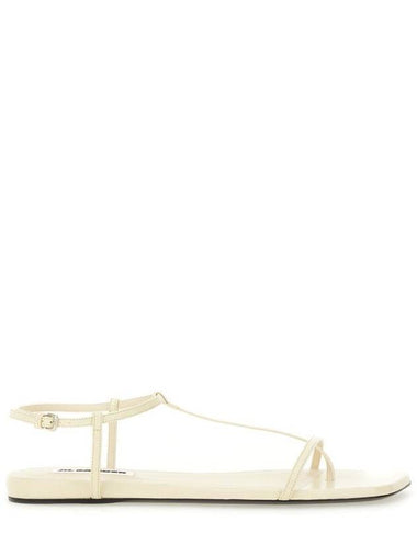 Jil Sander Leather Sandal - JIL SANDER - BALAAN 1