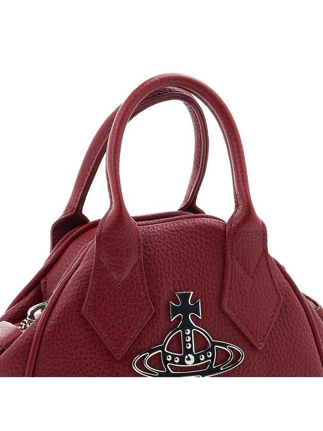 Logo Mini Yasmin Tote Bag Red - VIVIENNE WESTWOOD - BALAAN 8