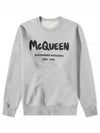 Graffiti Logo Sweatshirt Grey - ALEXANDER MCQUEEN - BALAAN 2