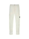 Waffen Logo Pocket Cargo Straight Pants White - STONE ISLAND - BALAAN 2