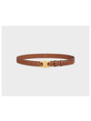 Triomphe Medium Calfskin Belt Brown - CELINE - BALAAN 3