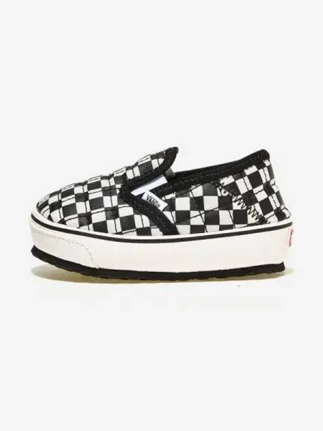 Kids Children Toddler Sneakers Shoes Height Squeak Slip ER 2 Checkerboard Black White - VANS - BALAAN 1