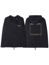 Men's Horseferry Logo Hooded Jacket Black - BURBERRY - BALAAN 2