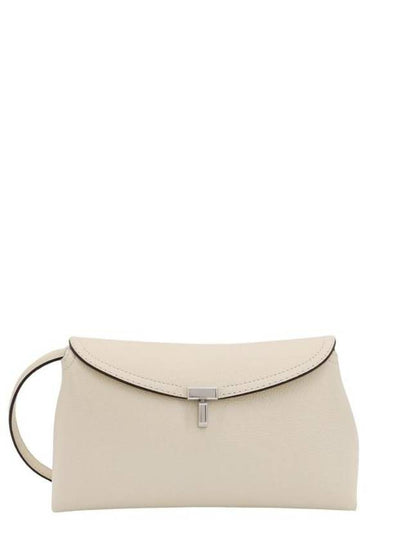 T Rock Grain Clutch Bag Milk - TOTEME - BALAAN 2