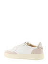 Medalist Leather Low-Top Sneakers Gold White - AUTRY - BALAAN 4