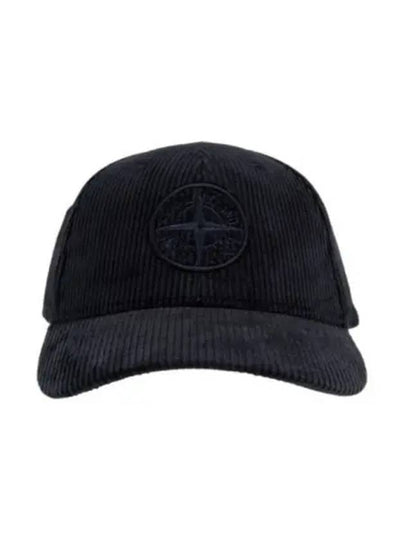 99662 Panel Organic Cotton Corduroy Ball Cap Baby - STONE ISLAND - BALAAN 2