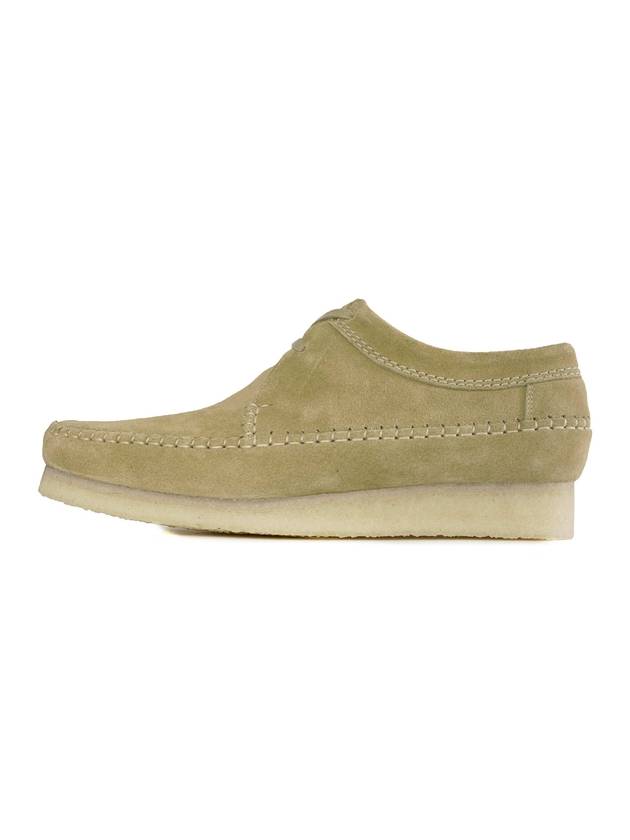 Weaver Maple Suede Loafers Beige - CLARKS - BALAAN 1