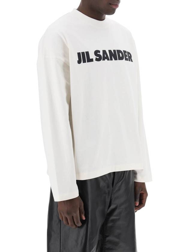 long-sleeved logo t-shirt - JIL SANDER - BALAAN 2