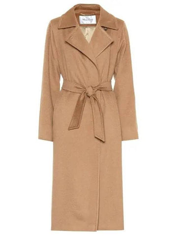 Manuel Wrap Belt Long Single Coat Brown - MAX MARA - BALAAN 1