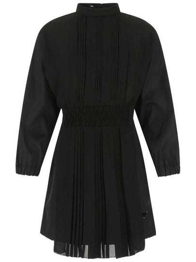 Women's Re-Nylon Crepe Jumpsuit Black - PRADA - BALAAN 2