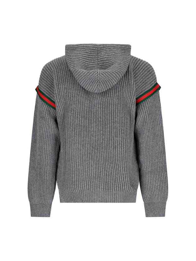 zip-up knit 761534 XKDH3 1160 GRAY - GUCCI - BALAAN 3