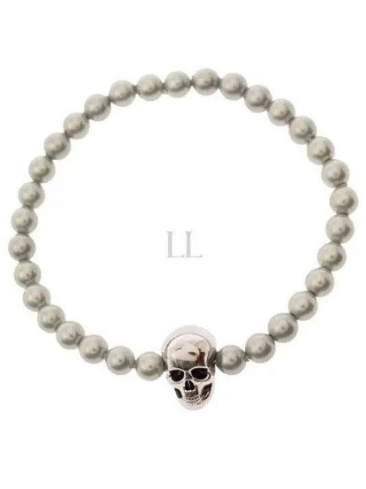 Men's Skull Bracelet Silver - ALEXANDER MCQUEEN - BALAAN 2