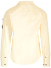 Gabardine Zip Up Long Sleeve Shirt Beige - CP COMPANY - BALAAN 4