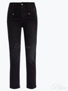 Niliane Slim Denim Jeans Black - ISABEL MARANT - BALAAN 2