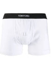 Men's Band Cotton Boxer Briefs 2 Pack White - TOM FORD - BALAAN 2