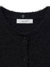 Detachable Boucle Half Cardigan Black - NOIRER FOR WOMEN - BALAAN 7