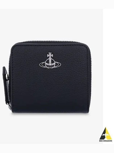 Medium Zipper Wallet Black 5107004JUS000DN403 - VIVIENNE WESTWOOD - BALAAN 1