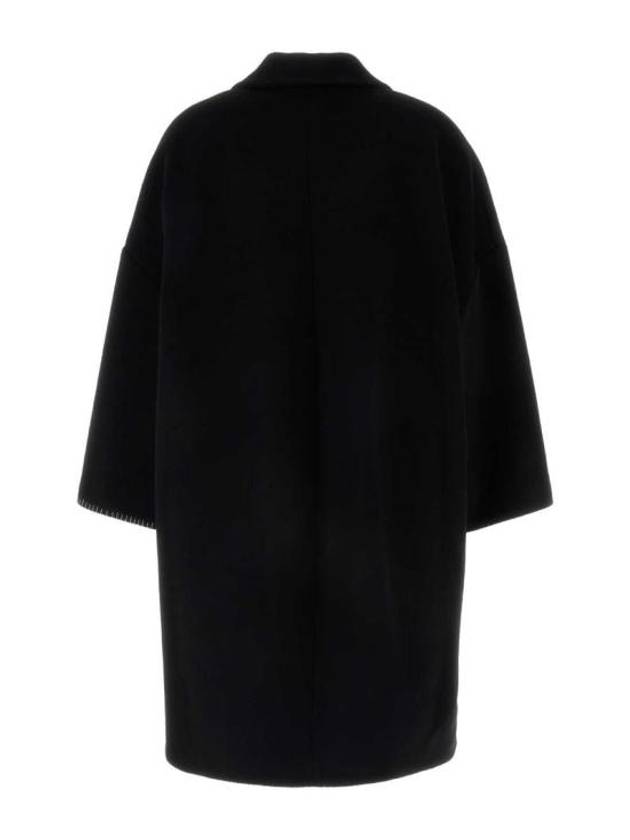 Stitched Logo Single Coat Black - MARNI - BALAAN 3