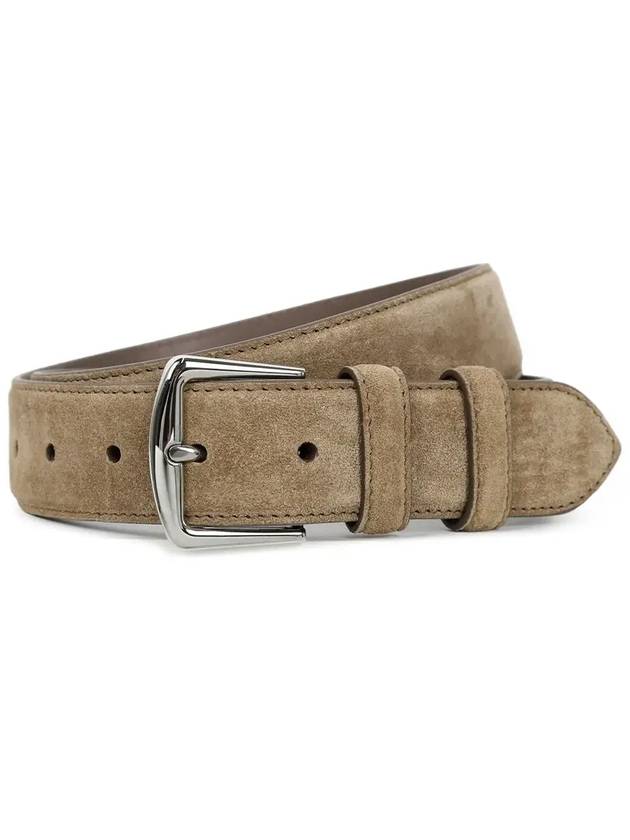 35cm Suede Belt Brown - LORO PIANA - BALAAN.