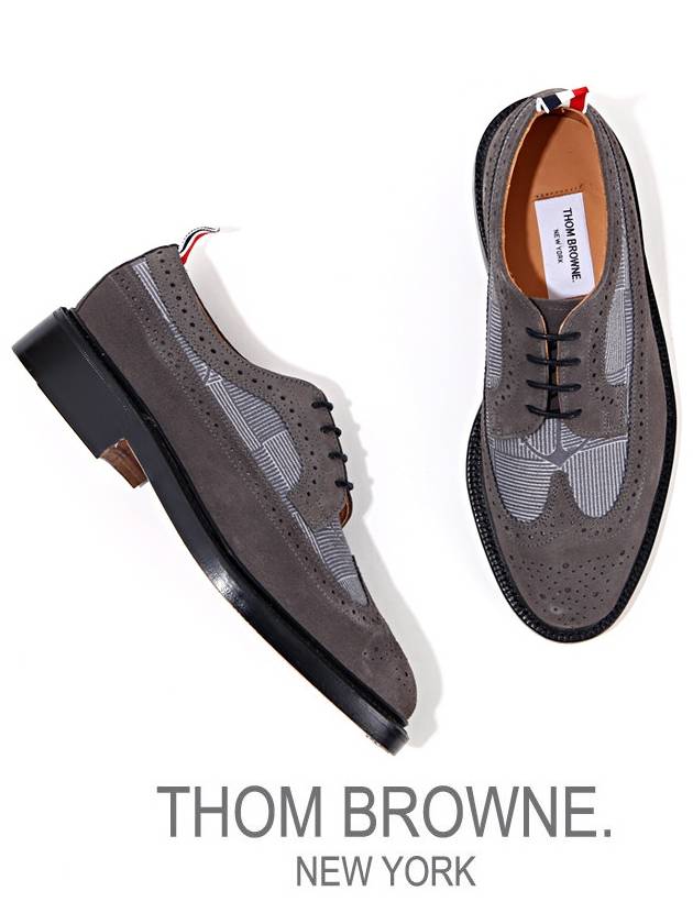 Men's derby shoes MFD002 AP7883 - THOM BROWNE - BALAAN 1