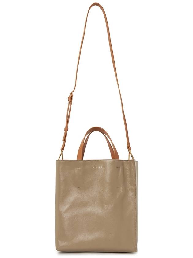 MUSEO Calfskin Tote Bag Beige - MARNI - BALAAN 8