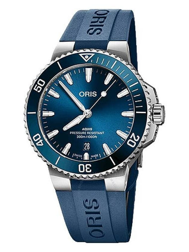 Oris Aquis Date Automatic Blue Dial Men's Watch 01 733 7787 4135-07 4 22 35FC - ORIS - BALAAN 1