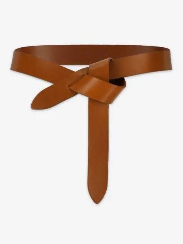 Lecce Knotted Leather Belt Brown - ISABEL MARANT - BALAAN 2