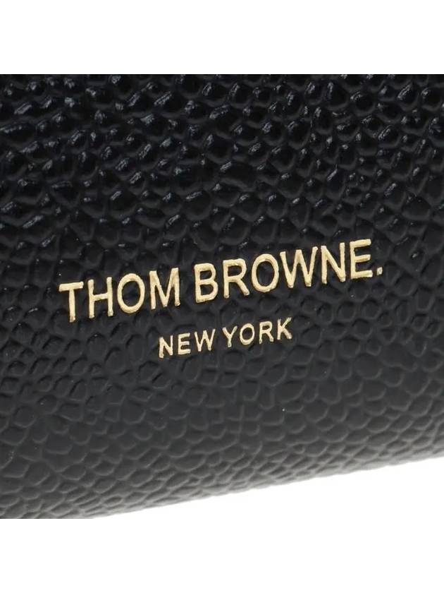 RWB Strap Medium Folio Clutch Black - THOM BROWNE - BALAAN 9