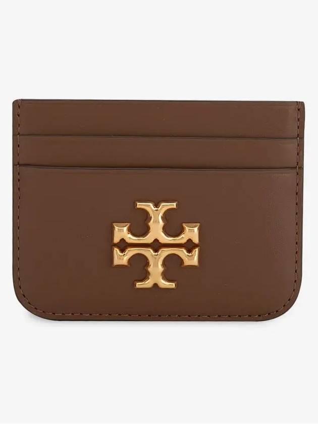 Eleanor Card Wallet Brown - TORY BURCH - BALAAN 3