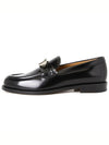 Granville CD Logo Leather Loafers Black Polished - DIOR - BALAAN 4