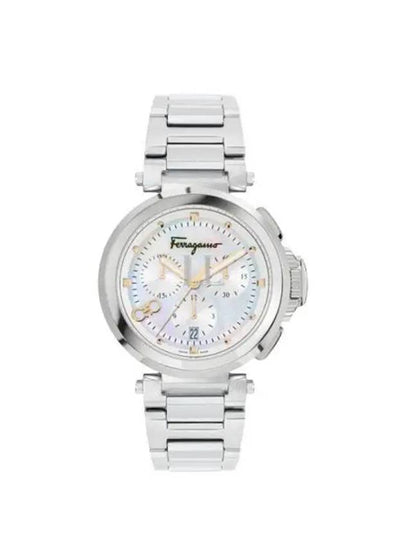 Men's Legacy Chronograph 40mm Watch Silver - SALVATORE FERRAGAMO - BALAAN 2