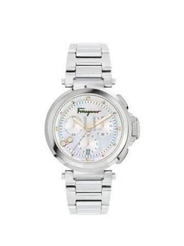 Men's Legacy Chronograph 40mm Watch Silver - SALVATORE FERRAGAMO - BALAAN 1