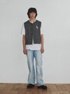 Classic Round Neck Vest_Black - KINETO - BALAAN 2