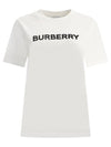 Logo Print Cotton Short Sleeve T-Shirt White - BURBERRY - BALAAN 2