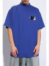 Gaffer Political Campaign Short Sleeve T-Shirt Blue - BALENCIAGA - BALAAN 2