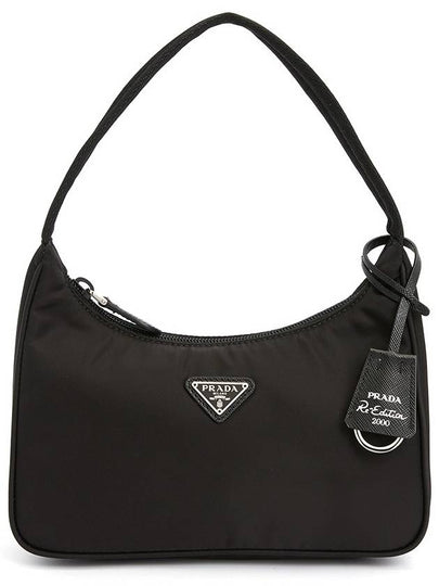 Re-Edition 2000 Re-Nylon Mini Shoulder Bag Black - PRADA - BALAAN 2