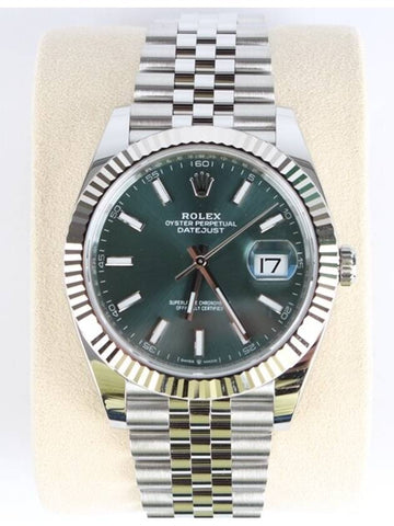 Rolex Datejust 41 Mint Green 22 Years - ROLEX - BALAAN 1