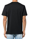 Face Logo Crew Neck Short Sleeve T-Shirt Black - ACNE STUDIOS - BALAAN 6