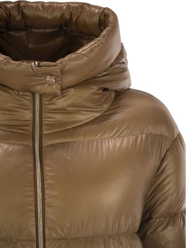 Long down jacket with hood - HERNO - BALAAN 4