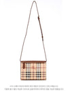 Loxley Check Cross Bag Bright Toffee - BURBERRY - BALAAN 3