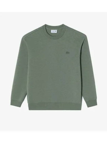 Men s cushioned crewneck t shirt khaki - LACOSTE - BALAAN 1