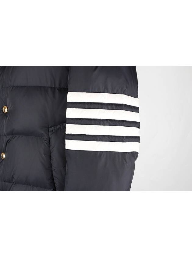 Diagonal armband gold padded coat 2 100 - THOM BROWNE - BALAAN 5