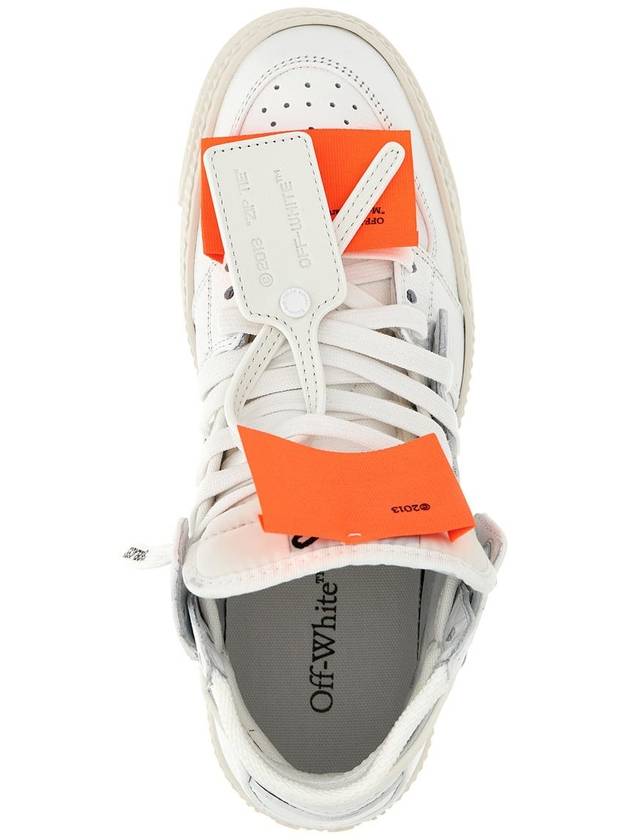 24 ss Leather Canvas Sneakers WITH Iconic Zipper Tie OWIA112C99LEA0040120 B0650994089 - OFF WHITE - BALAAN 6