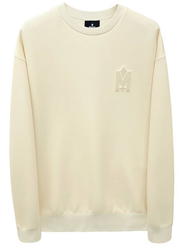 Max Crew Neck Double Face Jersey Sweatshirt Cream - MACKAGE - BALAAN 2