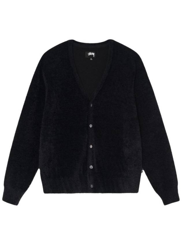 Shaggy cardigan black 117094 - STUSSY - BALAAN 1