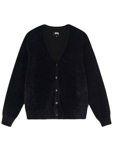 Shaggy cardigan black 117094 - STUSSY - BALAAN 1